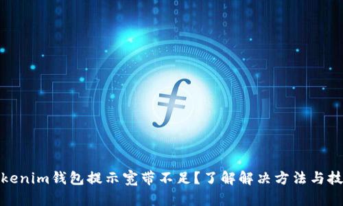 Tokenim钱包提示宽带不足？了解解决方法与技巧